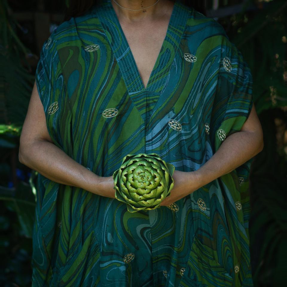 Rohina Hoffman Portrait Photograph - Artichoke for steaming with aromatics