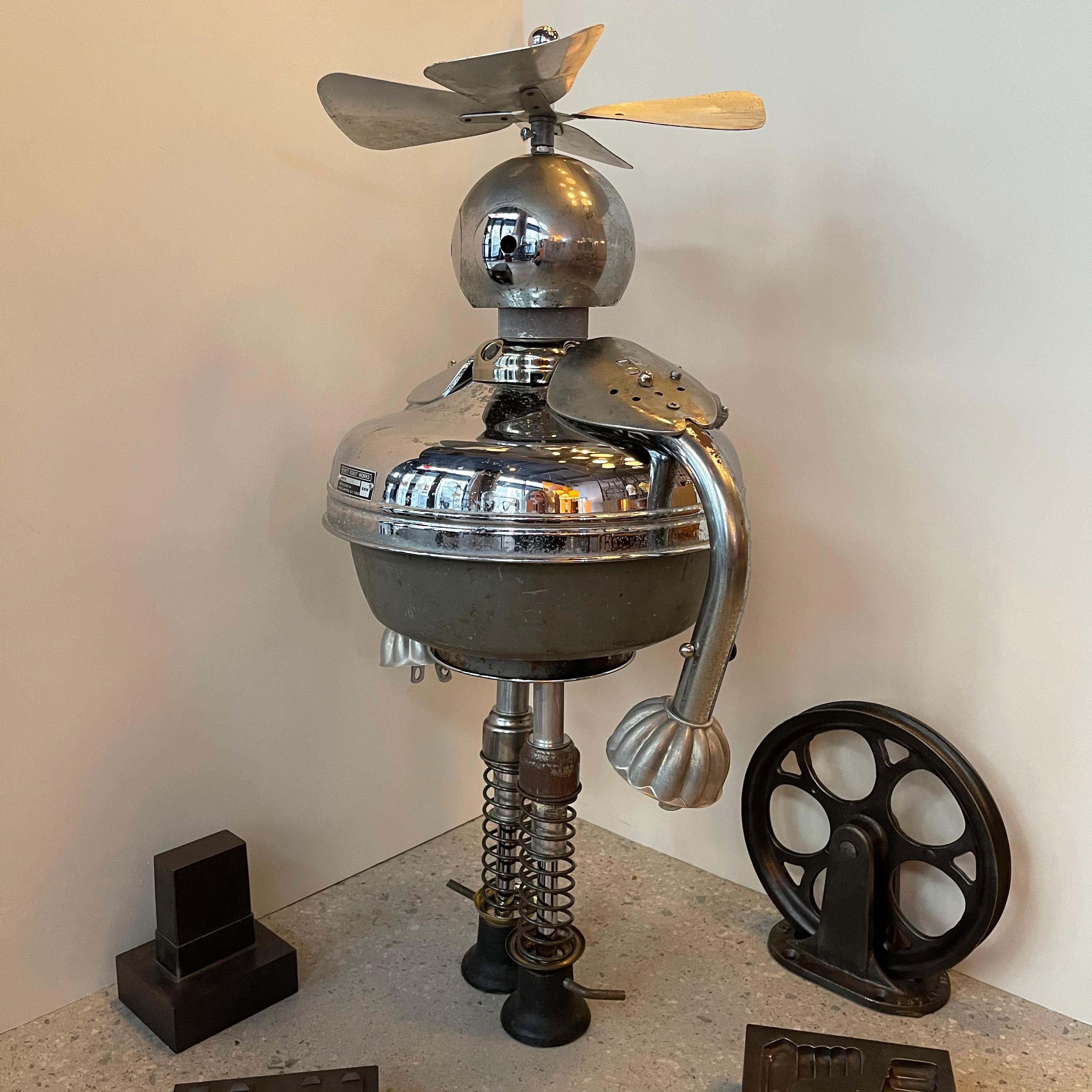 Machine Age Rohl Robot Sculpture by Bennett Robot Works