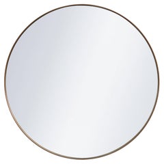 Miroir « Mira Circle » de Róisín Lafferty, en laiton satiné brossé, 2026
