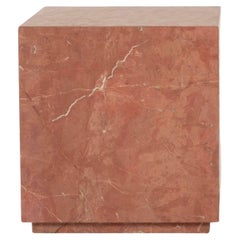 Rojo Alicante Marble Cube Occasional Side Table(s)