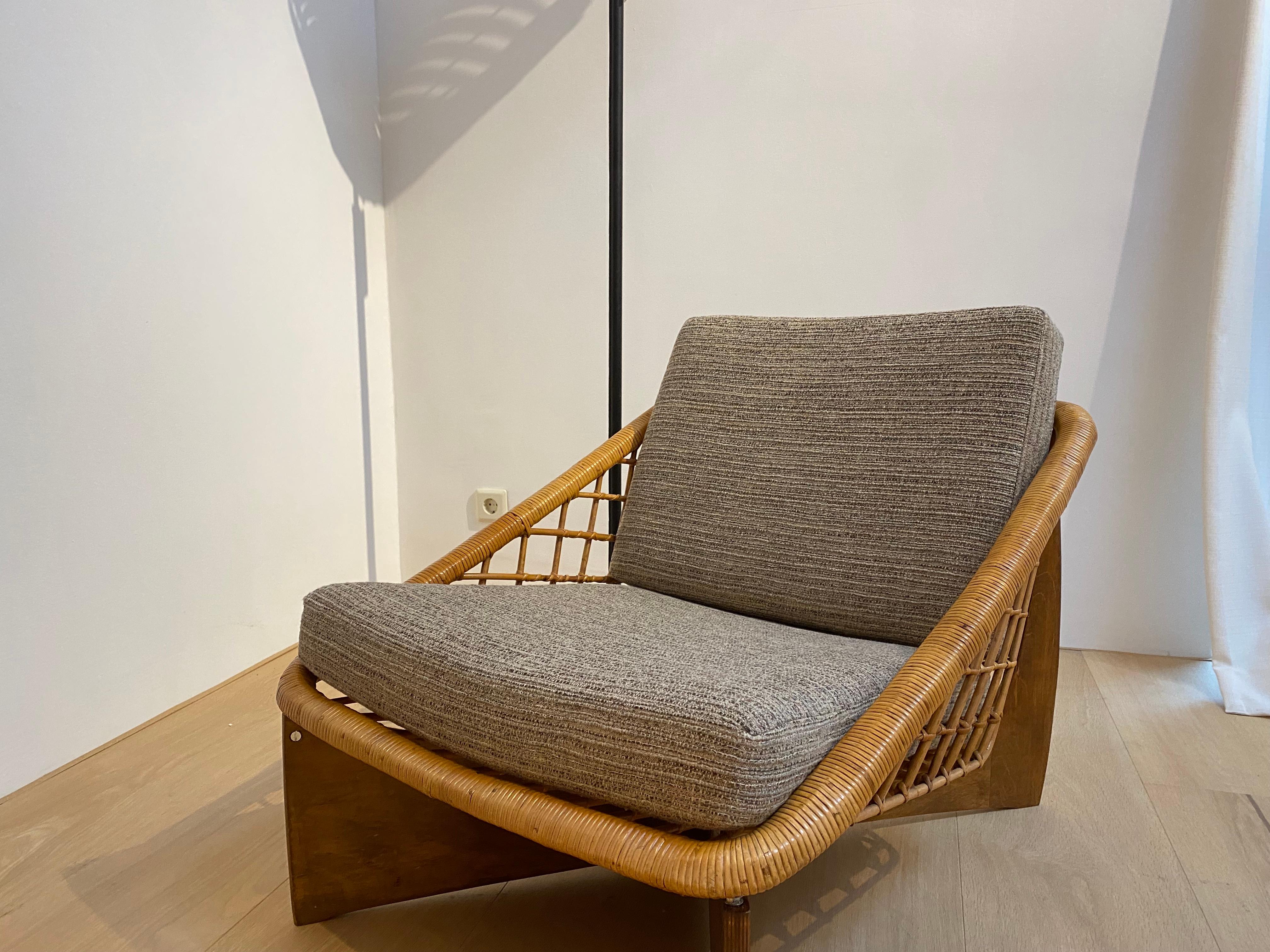 “Rokato” Lounge Chair by Gebroeders Jonkers Noordwolde, for Leslie 3