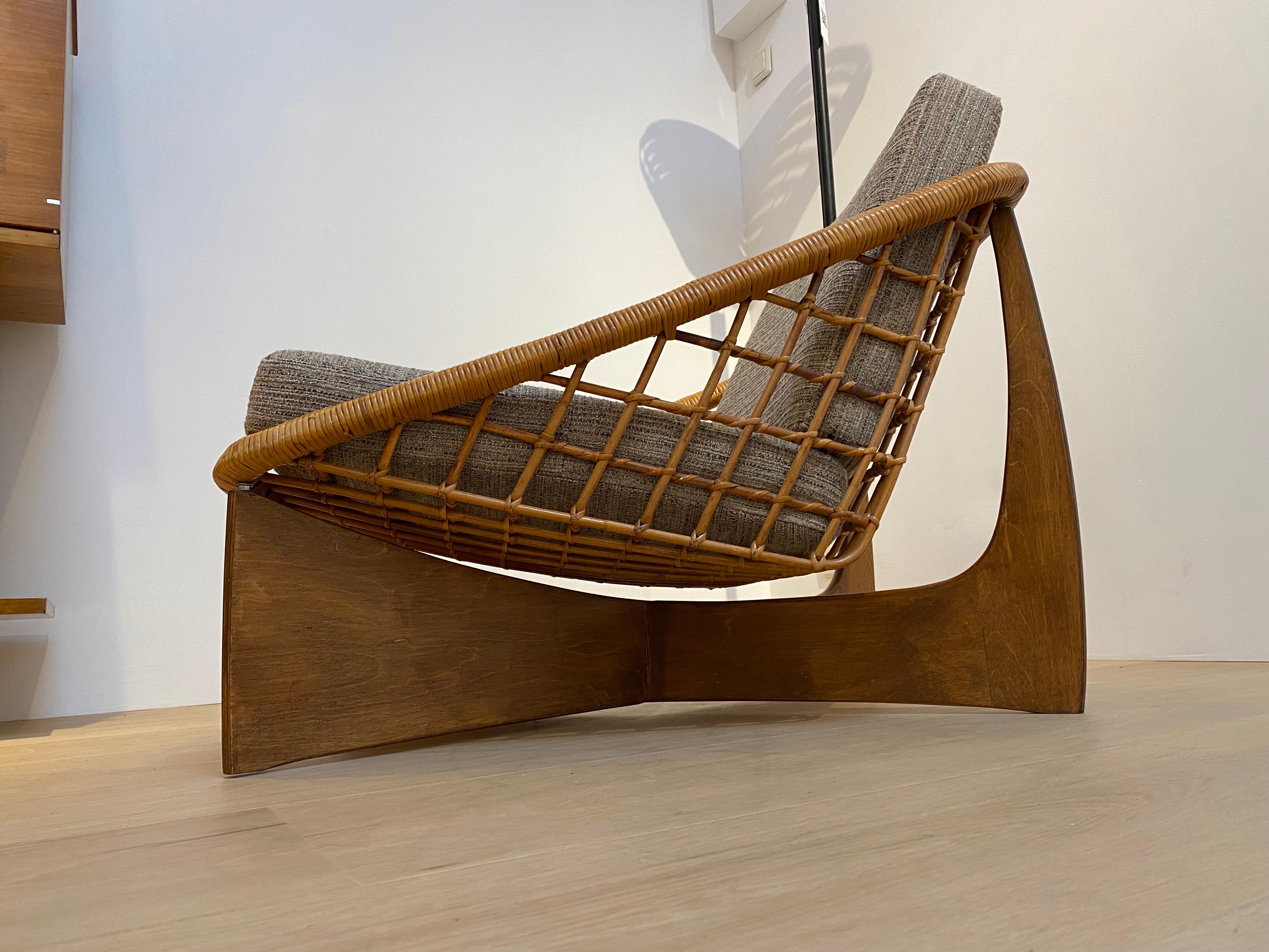 Fabric “Rokato” Lounge Chair by Gebroeders Jonkers Noordwolde, for Leslie