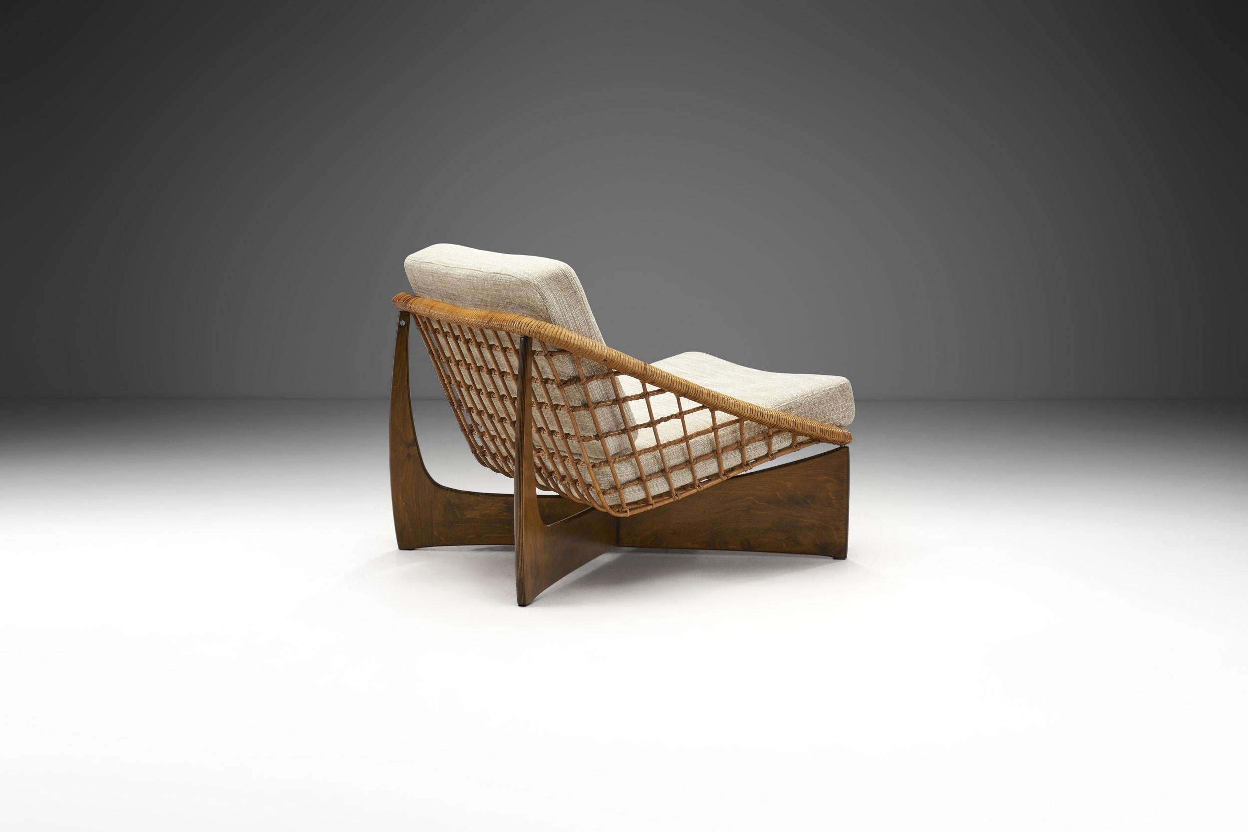 Mid-Century Modern “Rokato” Lounge Chair by Gebroeders Jonkers Noordwolde, The Netherlands 1960s