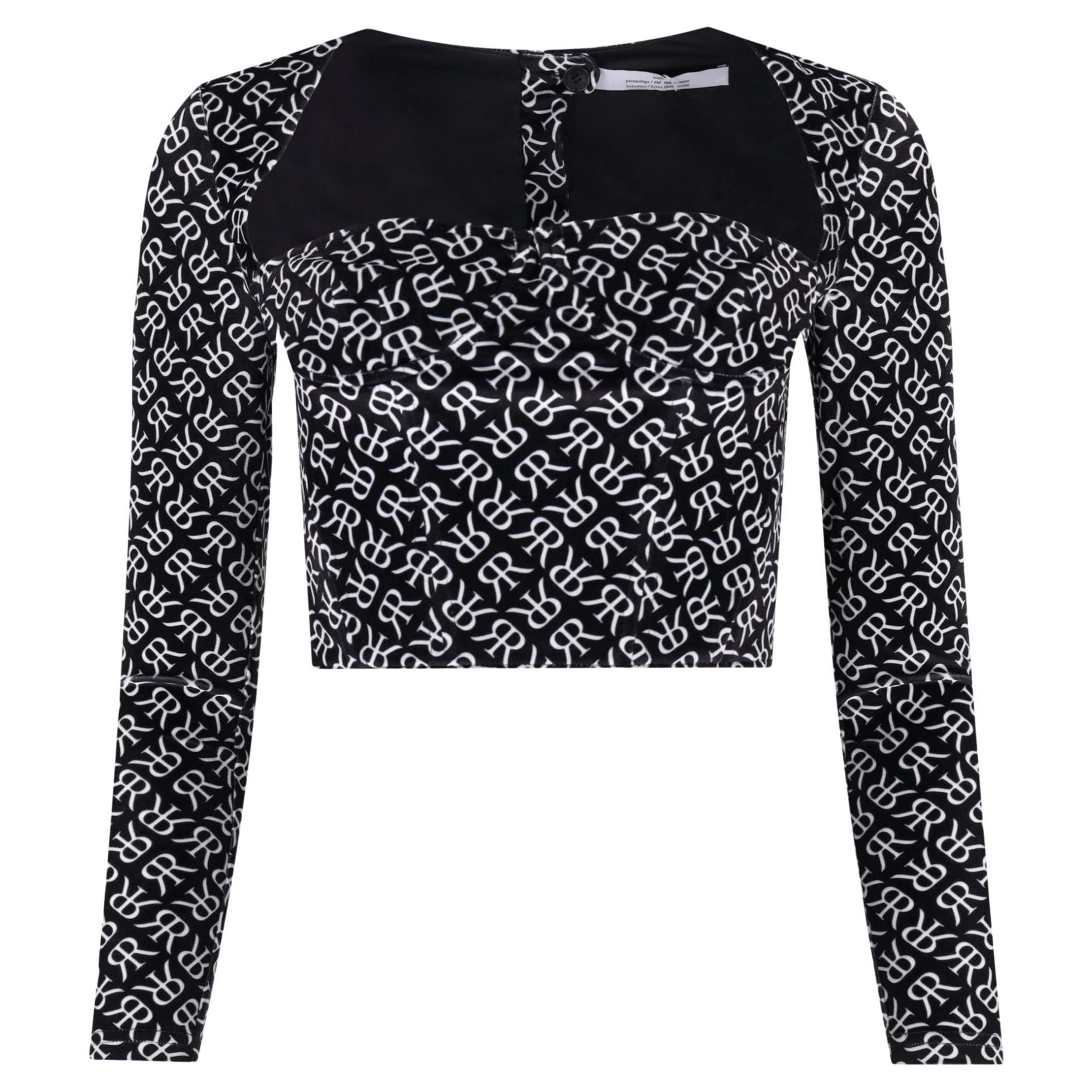 Rokh Monogrammiertes Bustier-Korsett-Top