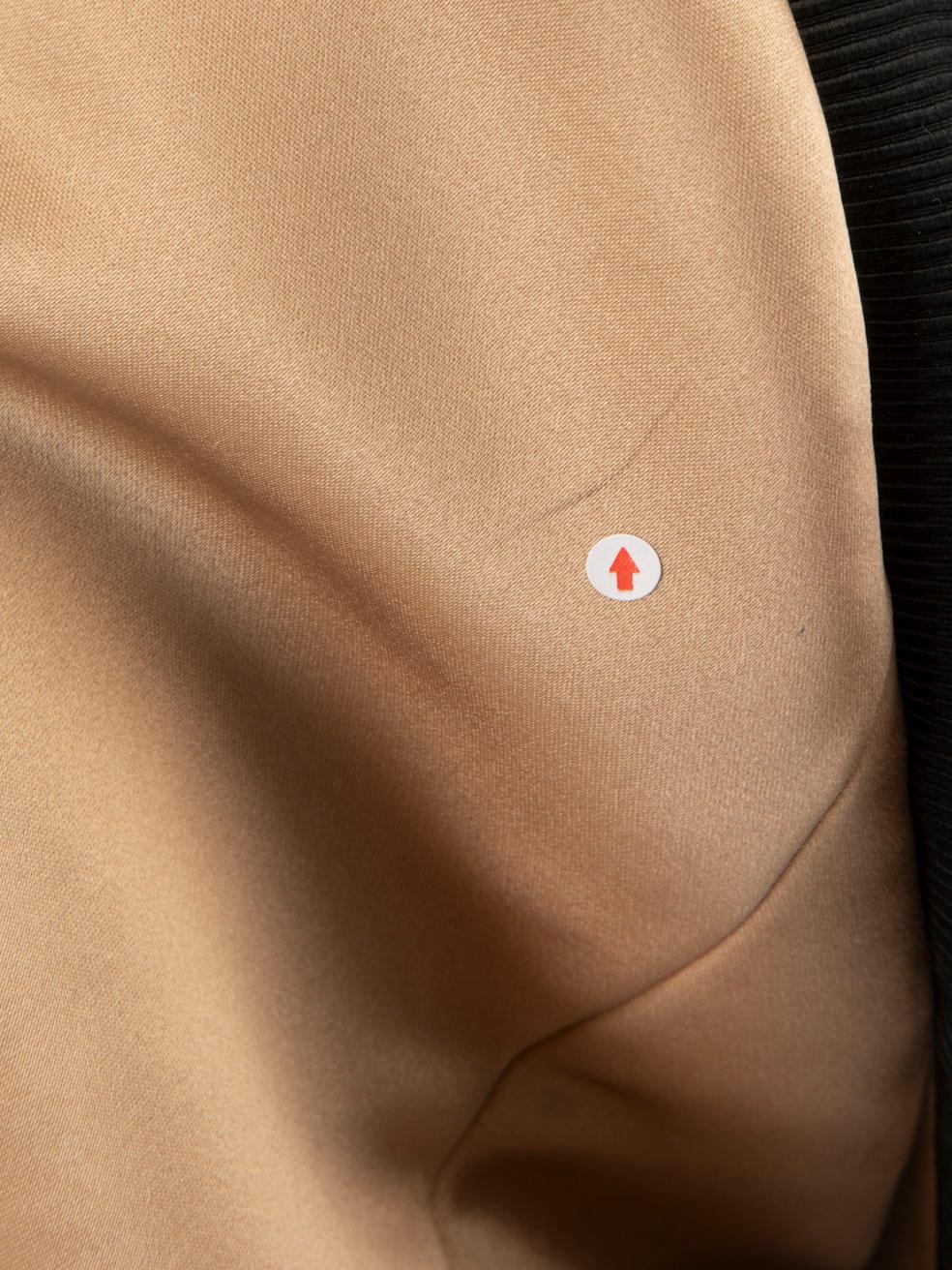 Roksanda Beige Satin Trim Oversized Blazer Coat Size S For Sale 3