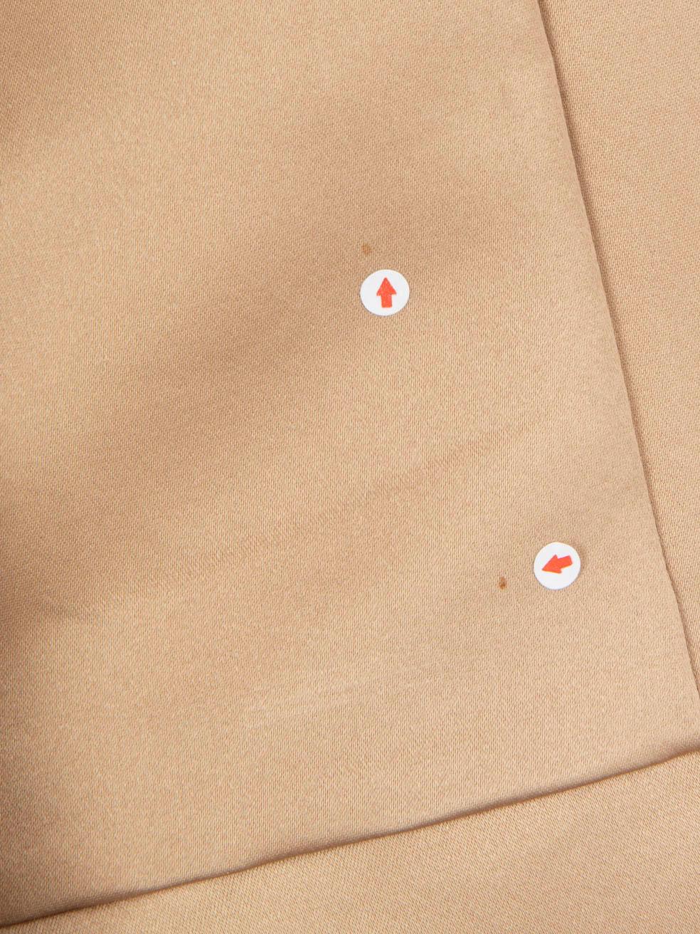 Roksanda Beige Satin Trim Oversized Blazer Coat Size S For Sale 5