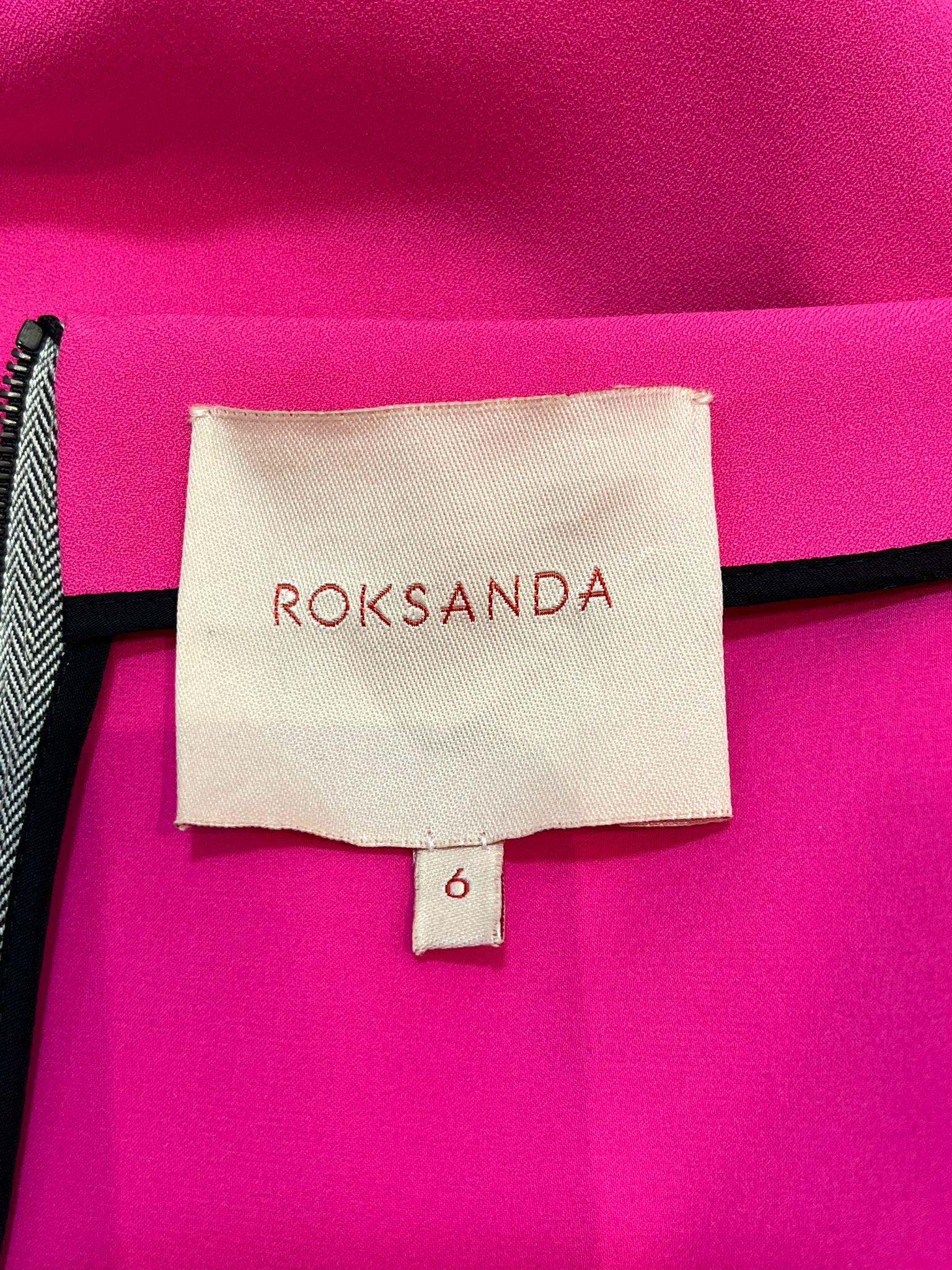 Women's Roksanda Bell Sleeve Crepe Dress For Sale