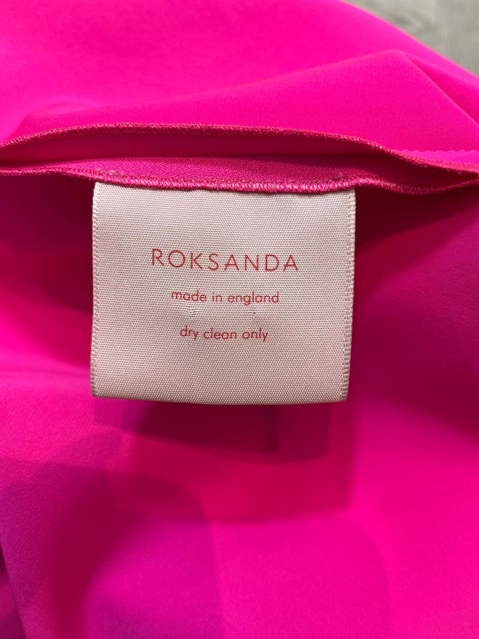 Roksanda Bell Sleeve Crepe Dress For Sale 2
