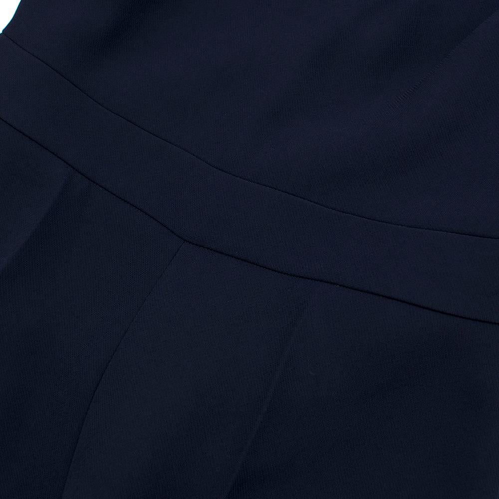 Roksanda Blue Aunya Two-tone Crepe Jumpsuit SIZE UK 8  3