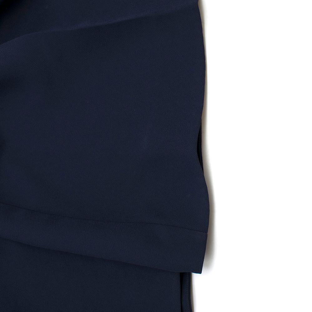 Roksanda Blue Aunya Two-tone Crepe Jumpsuit SIZE UK 8  4