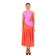 Vestido A-Line Roksanda Colour-Block