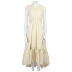 Roksanda - Vestito midi a righe ecru - taglia M.