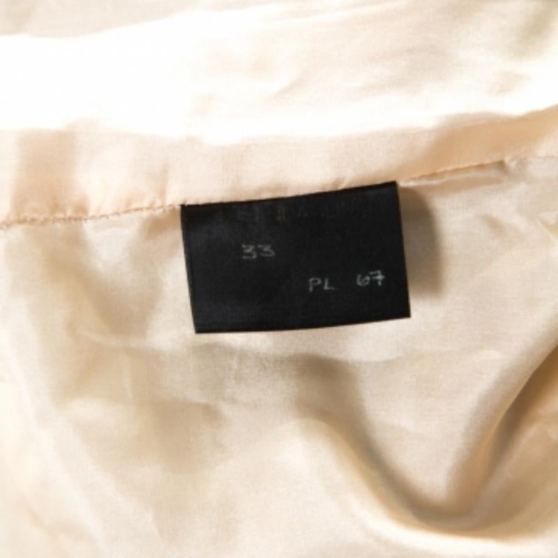Roksanda Ilincic - Vestito nero e beige in pizzo e seta con dettaglio a pieghe S In condizioni buone in vendita a Dubai, Al Qouz 2