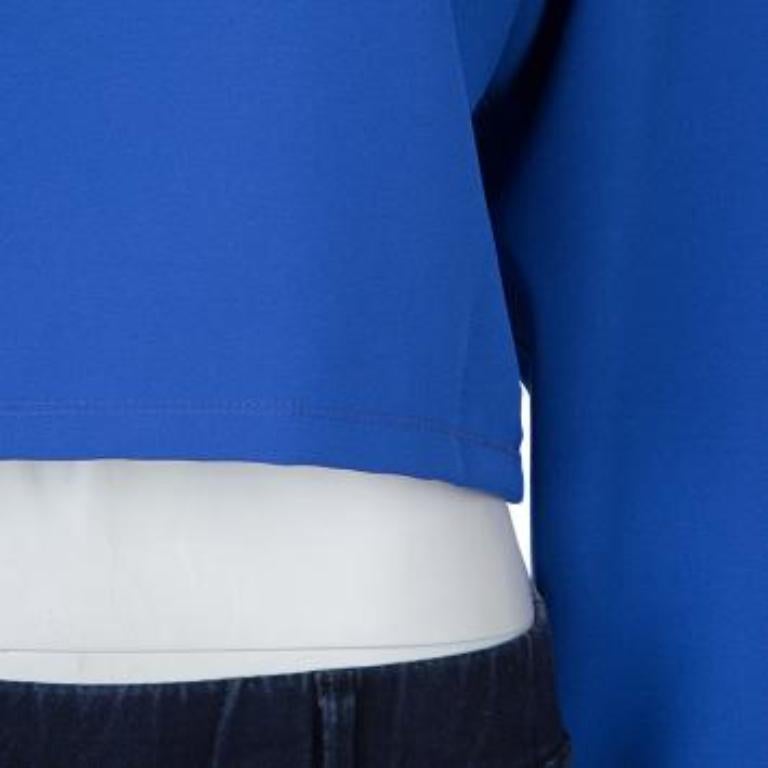 Roksanda Ilincic Top bleu surdimensionné à manches longues, taille M Pour femmes en vente