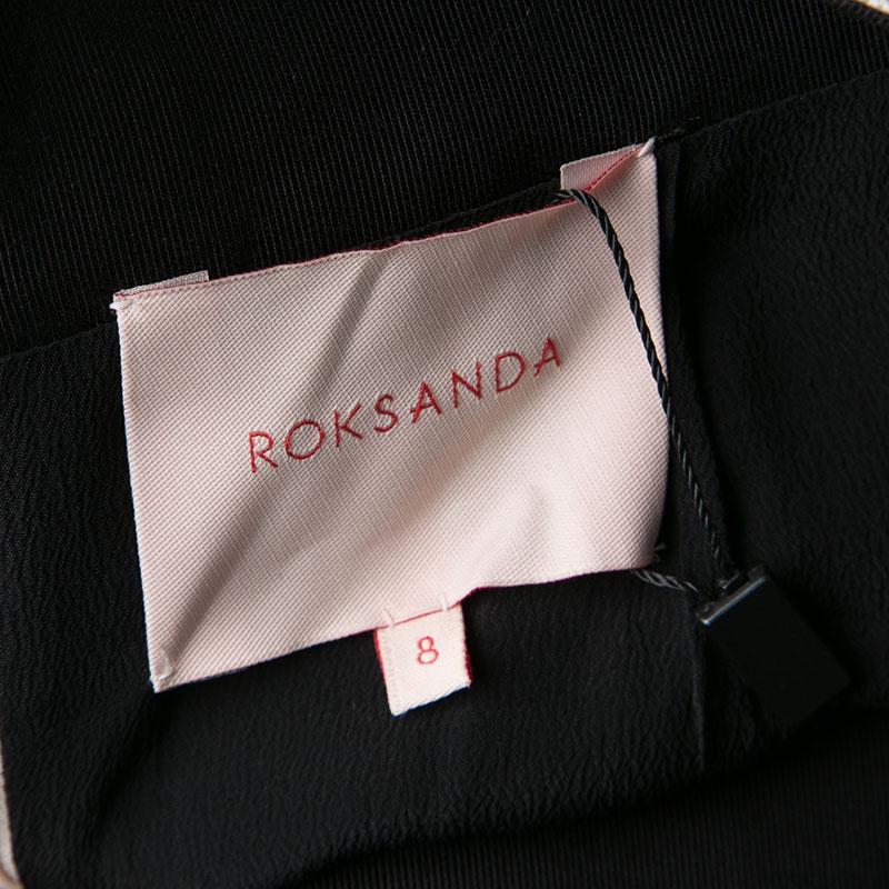 Women's Roksanda Ilincic Geometric Colorblock Reza Midi Pencil Skirt S