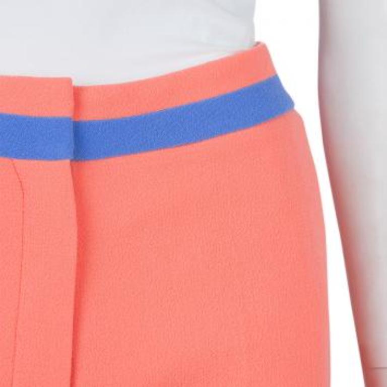 Roksanda Ilincic Pantaloncini in lana arancione neon S In condizioni ottime in vendita a Dubai, Al Qouz 2