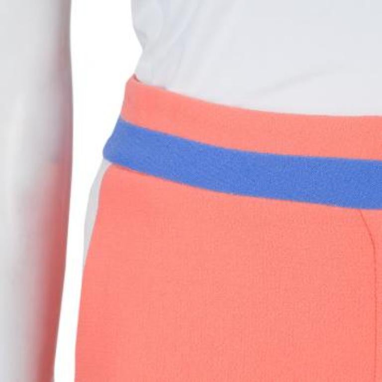 Donna Roksanda Ilincic Pantaloncini in lana arancione neon S in vendita