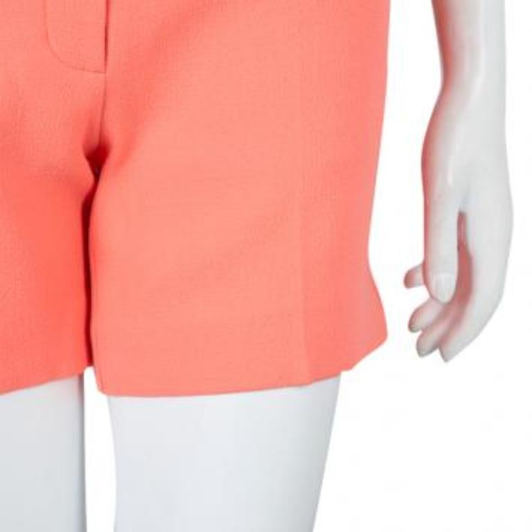 Roksanda Ilincic Pantaloncini in lana arancione neon S in vendita 1