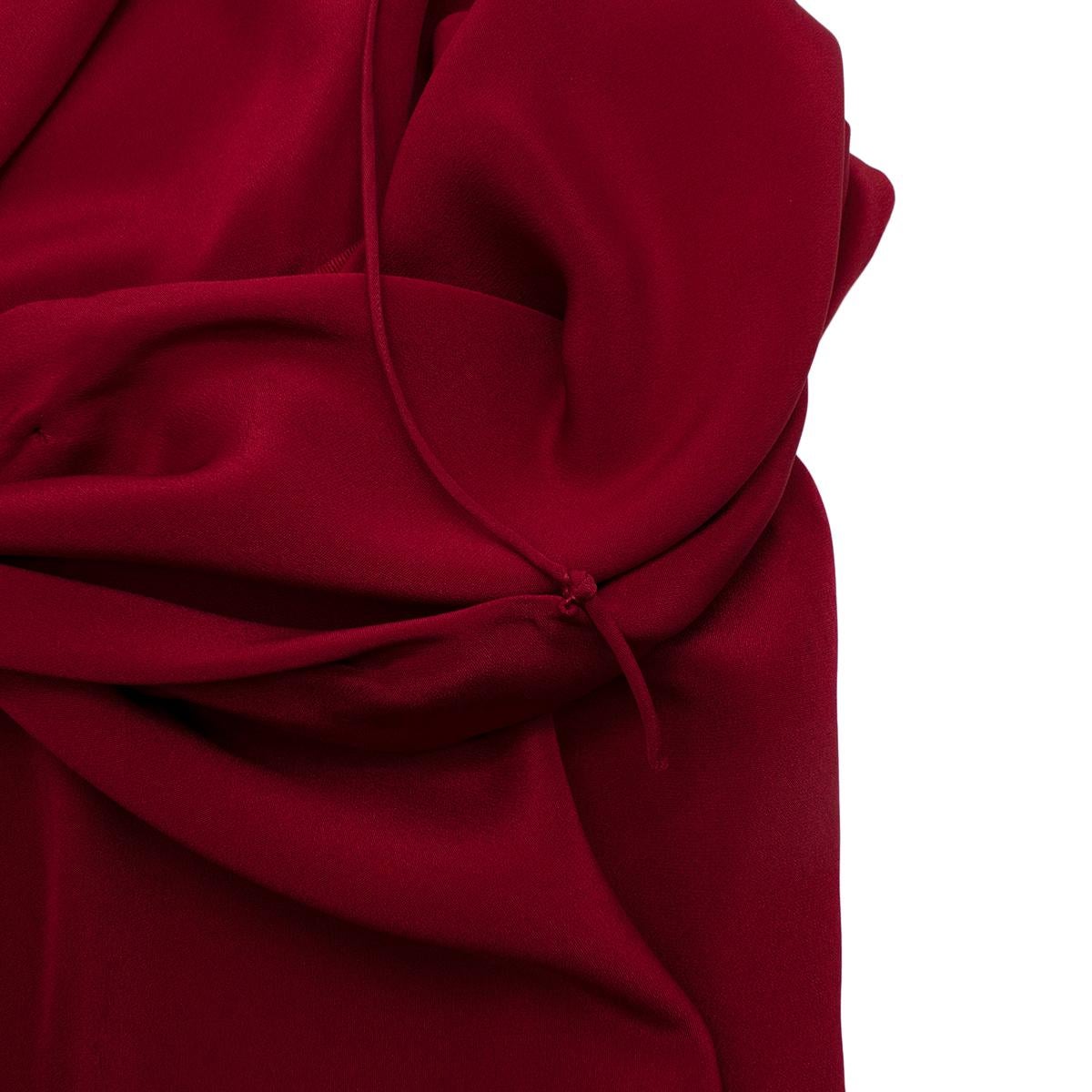 Women's Roksanda Ilincic Silk Red Dress - US Size 6 For Sale