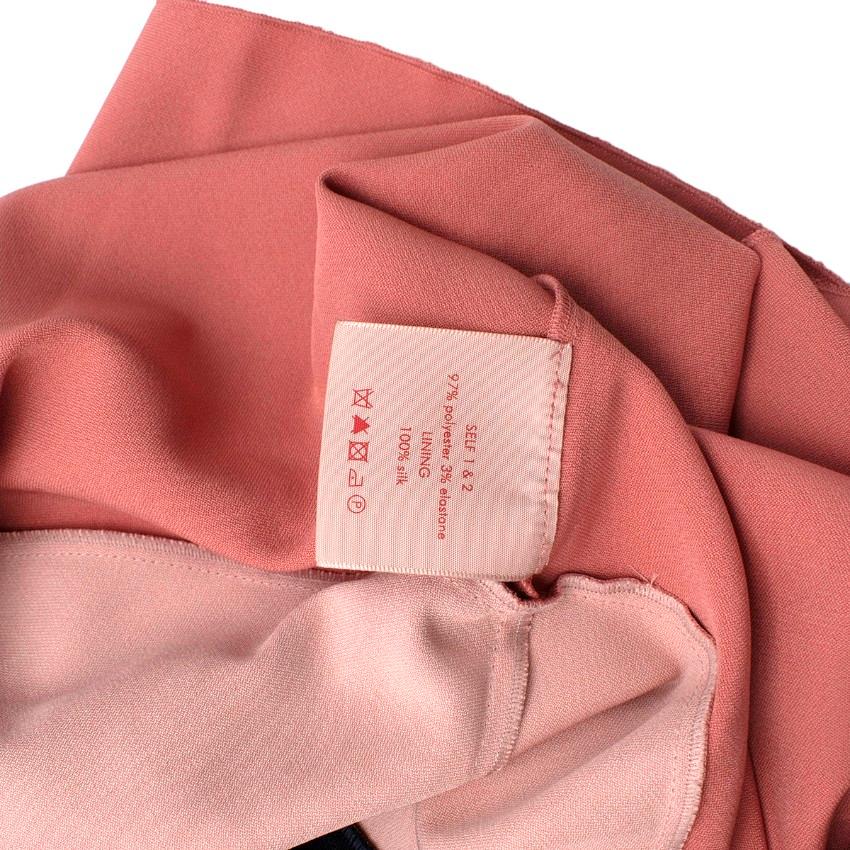 Roksanda Navy & Pink Colour Block Sleeveless Dress For Sale 2