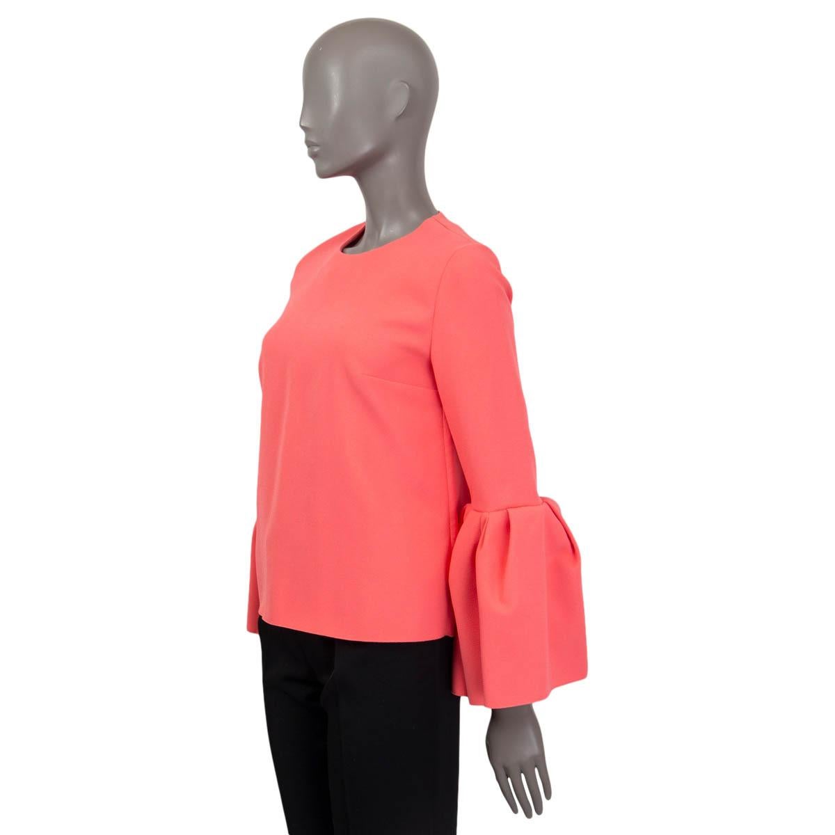 ROKSANDA pink TRUFFAUT BELL SLEEVE Blouse Shirt 10 S In Excellent Condition In Zürich, CH