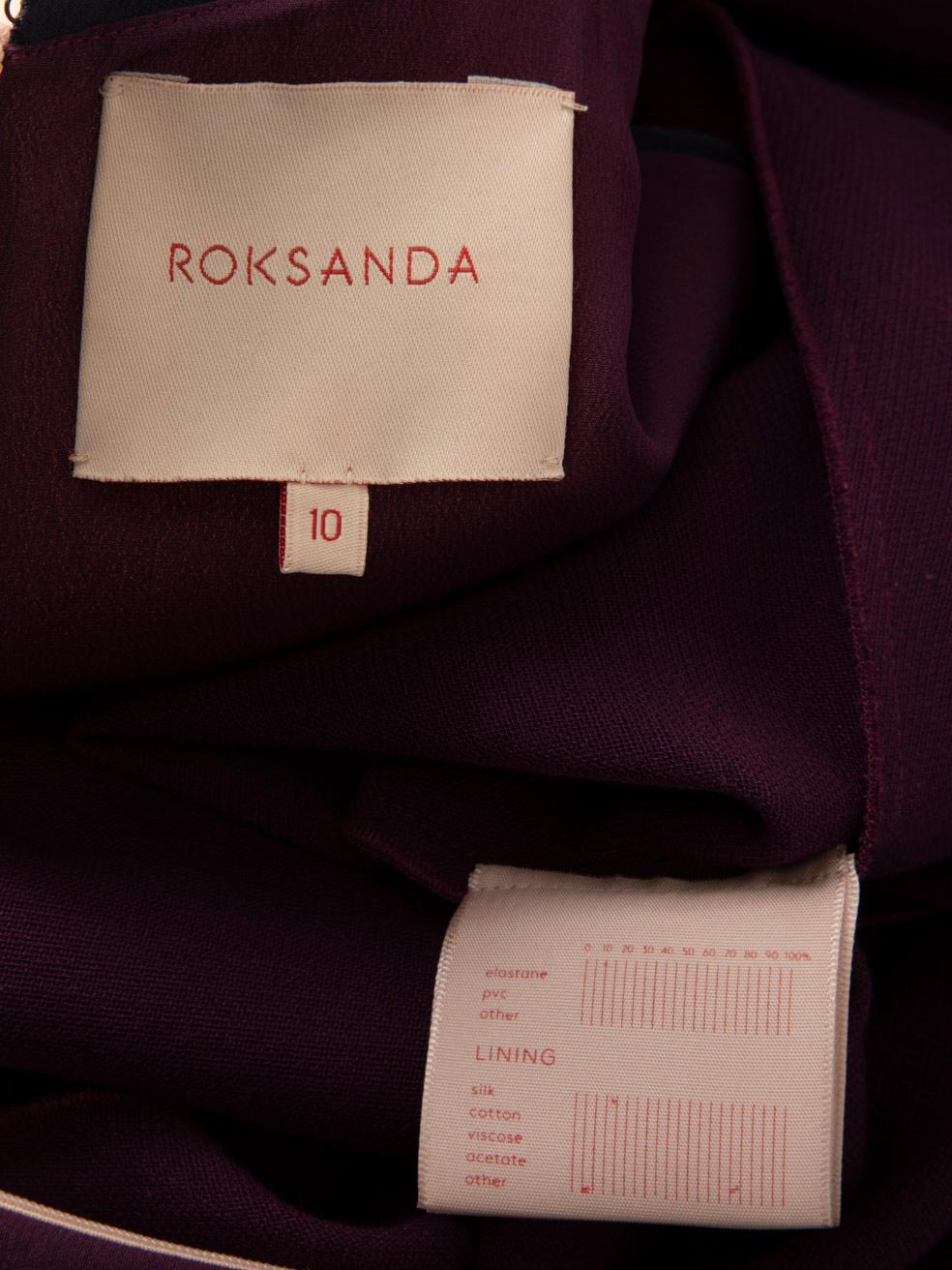 Women's Roksanda Purple Skater Dress Size M For Sale