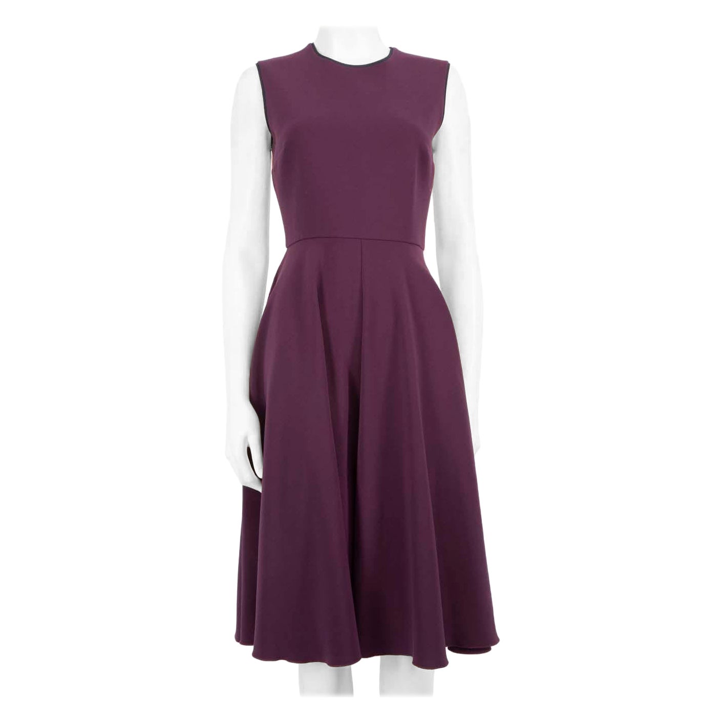 Roksanda Robe patineuse violette Taille M