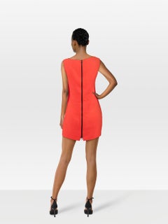 Roksanda Red Sleeveless Mini Shift Dress Size XS