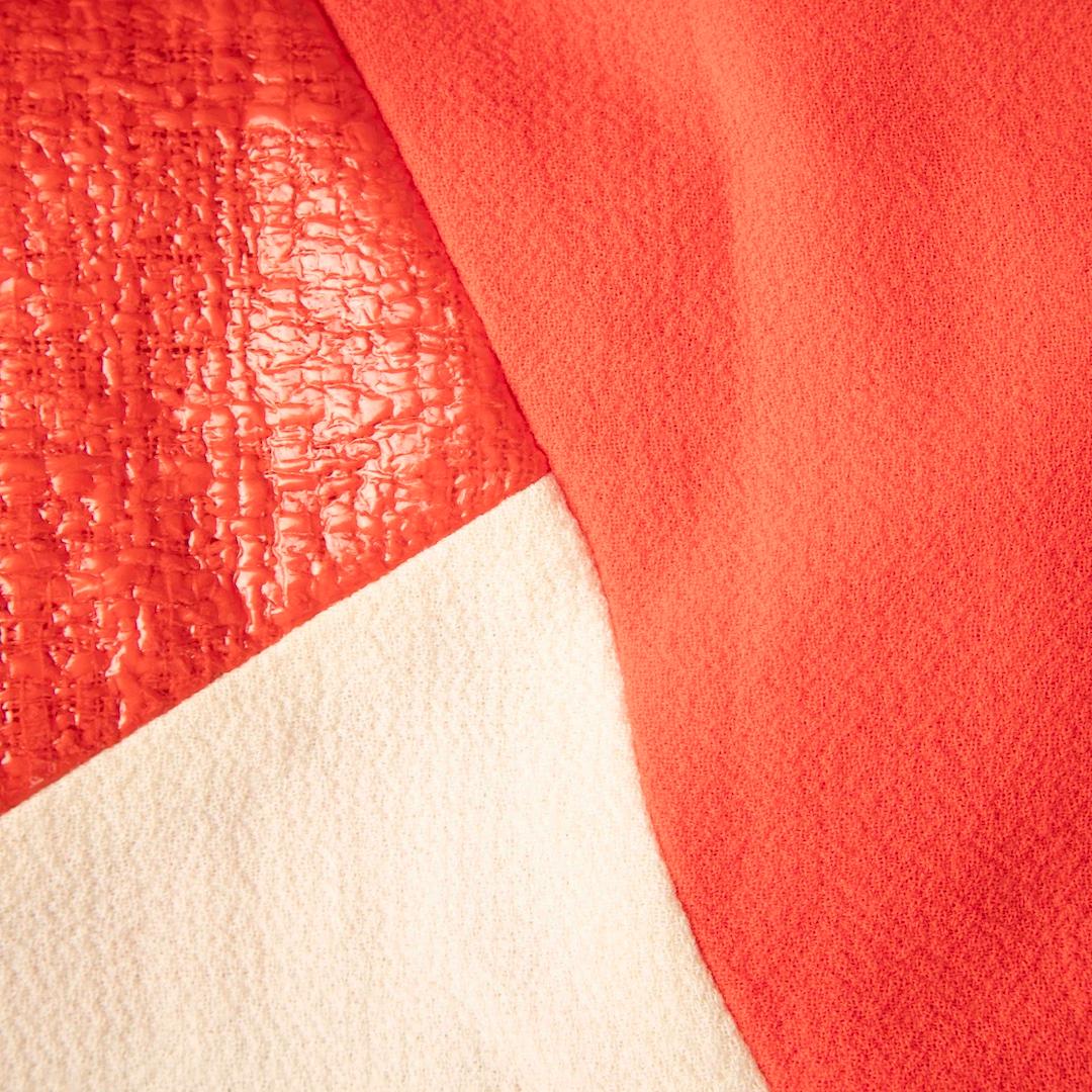 Roksanda Rotes ärmelloses Mini-Shiftkleid Größe XS (Orange) im Angebot