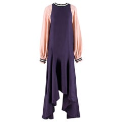 Roksanda Vasara Purple & Pink Silk-crepe Dress UK 10