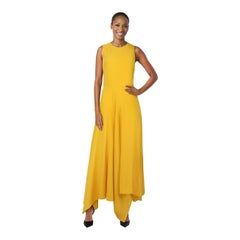 Roksanda Yellow Maxi Sleeveless Dress Size S