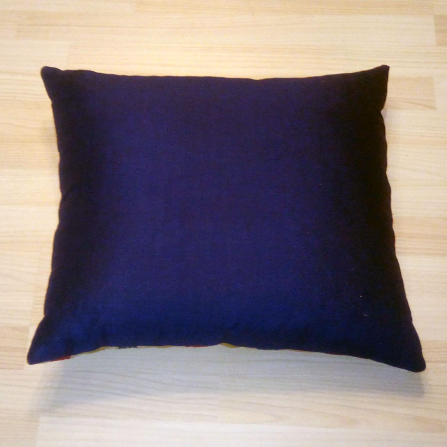 Wool Rolakan Pillow, Cushion, Sofa Cushion by Selma Giöbel, Sweden, circa 1900 For Sale