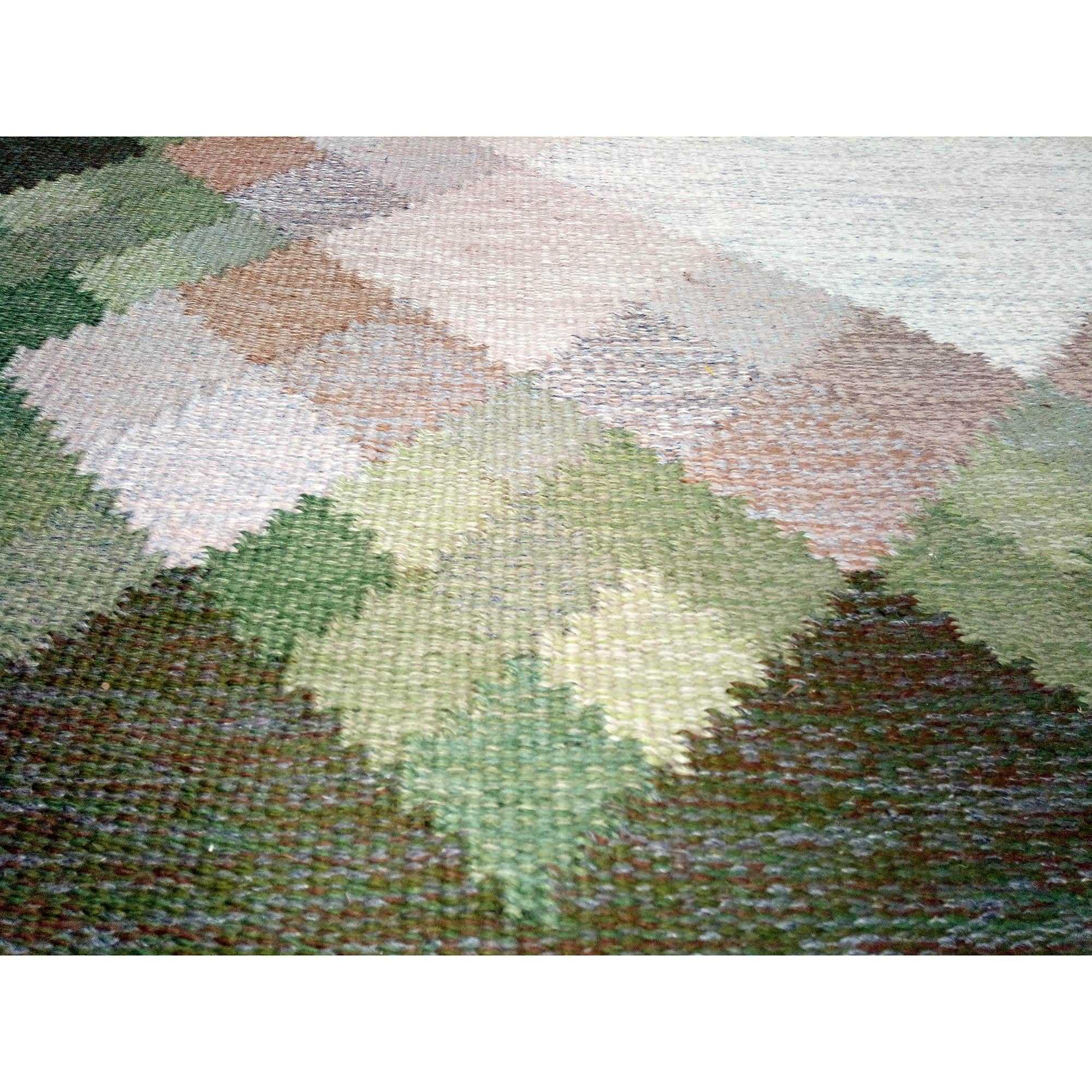 Tapis Kilim suédois Rolakan de Brita Svefors, mi-siècle moderne Bon état - En vente à Bochum, NRW