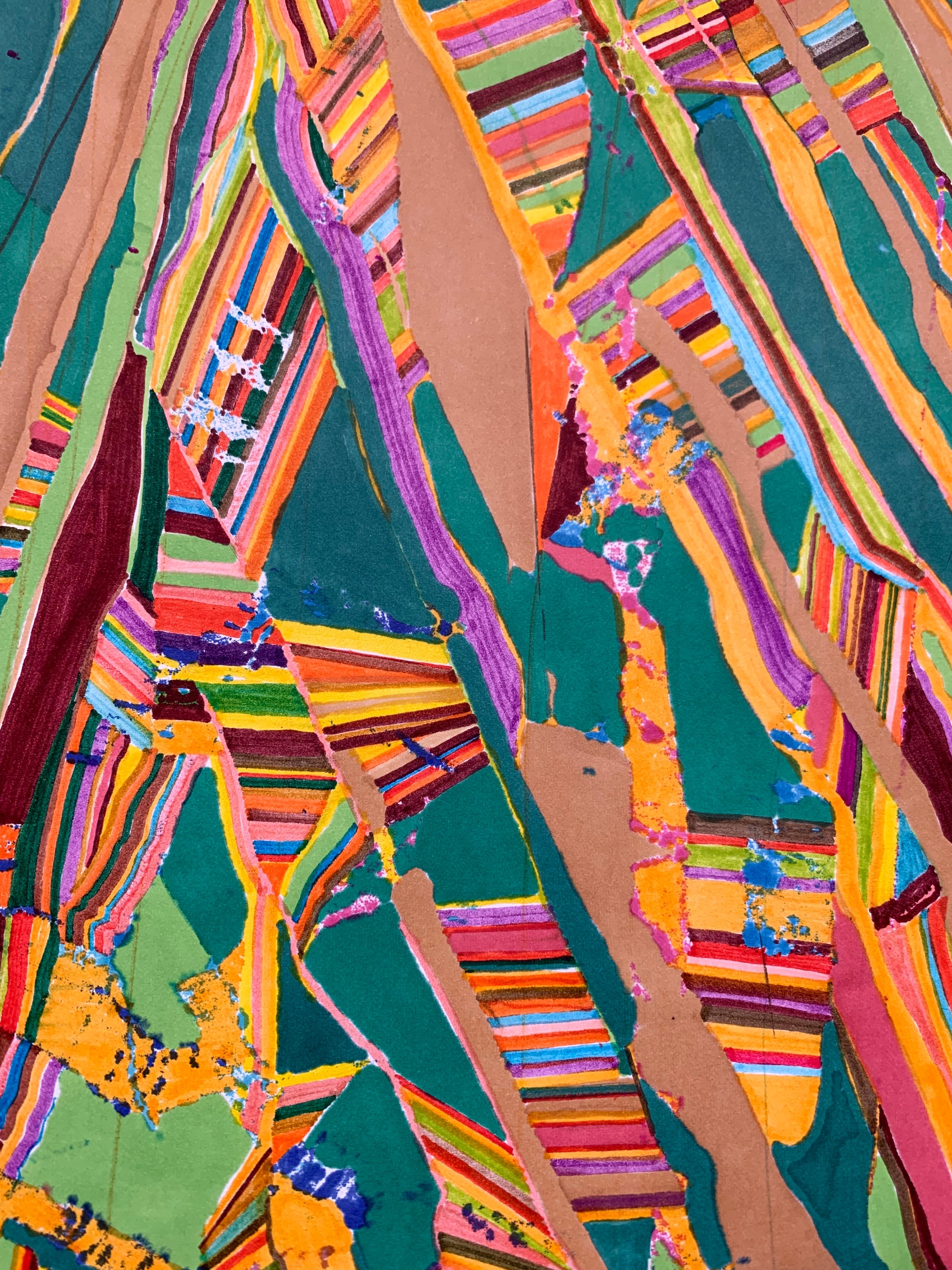 Senza titolo - Painting Astratto di Roland Ayers