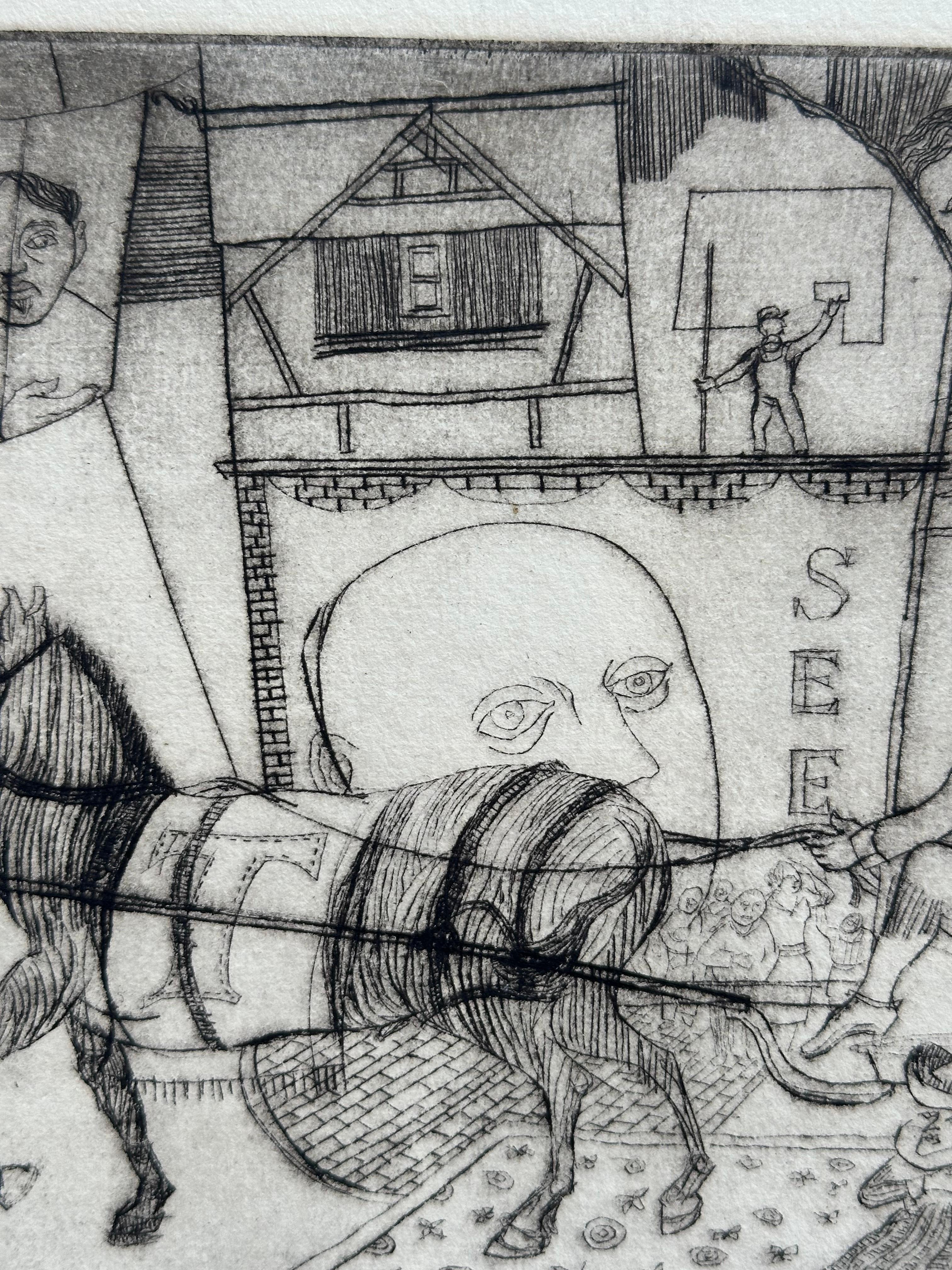 Parade (Surrealist Black Philadelphia Artist) For Sale 1