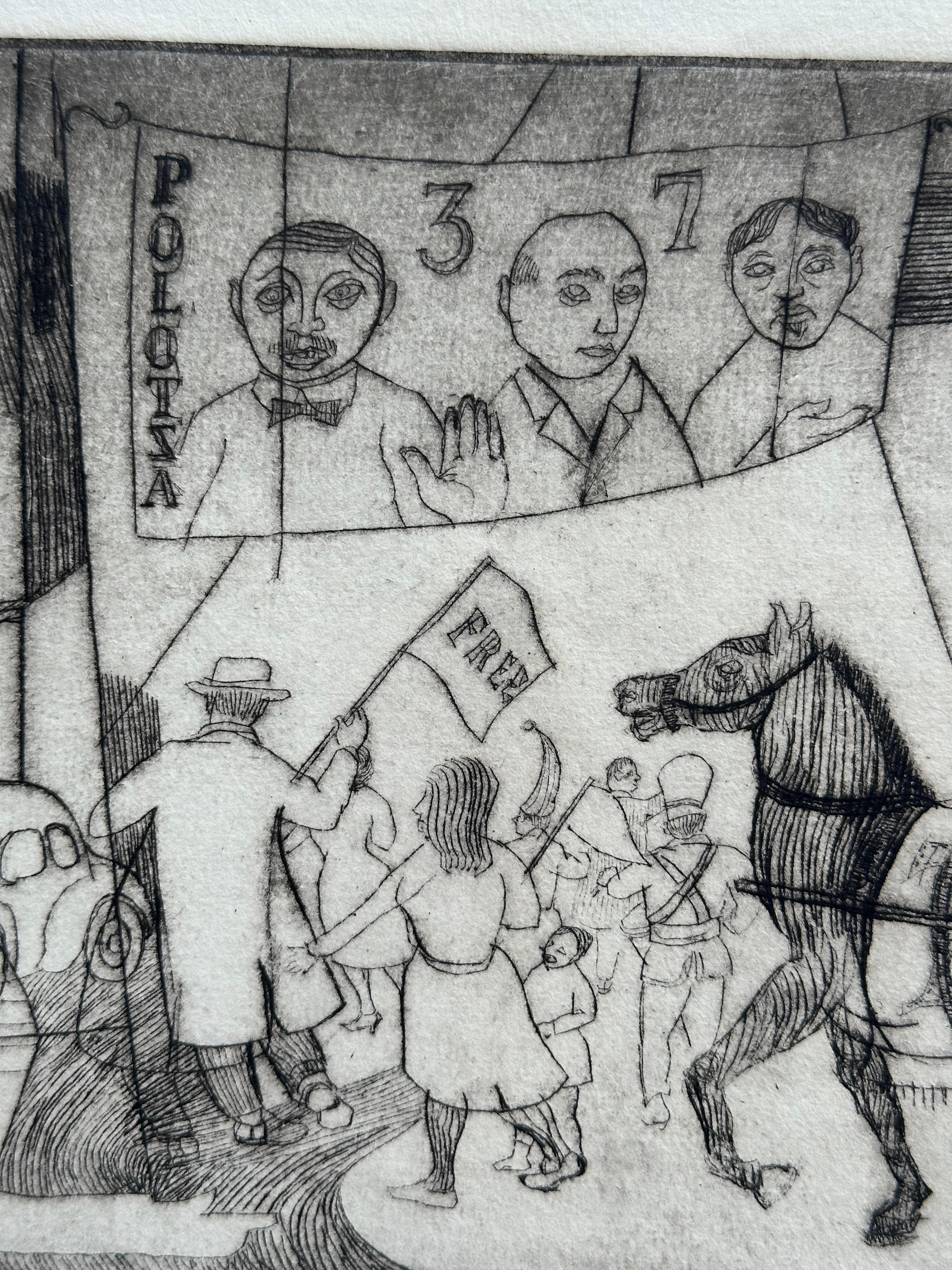 Parade (Surrealist Black Philadelphia Artist) For Sale 2