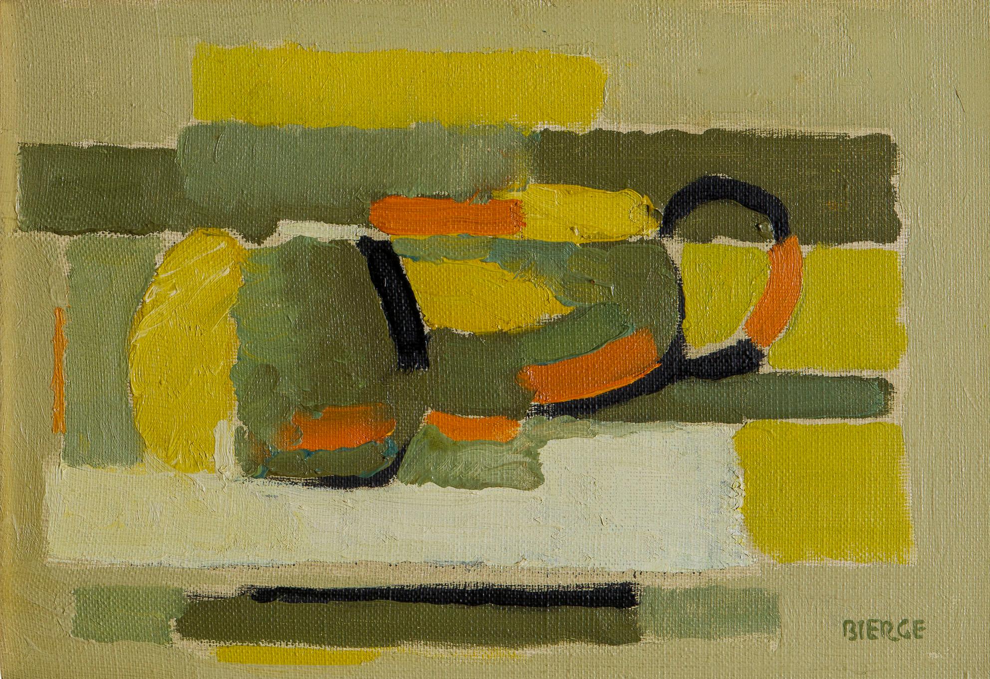 Modern French Abstract Paintig Still Life by Roland Bierge im Angebot 1