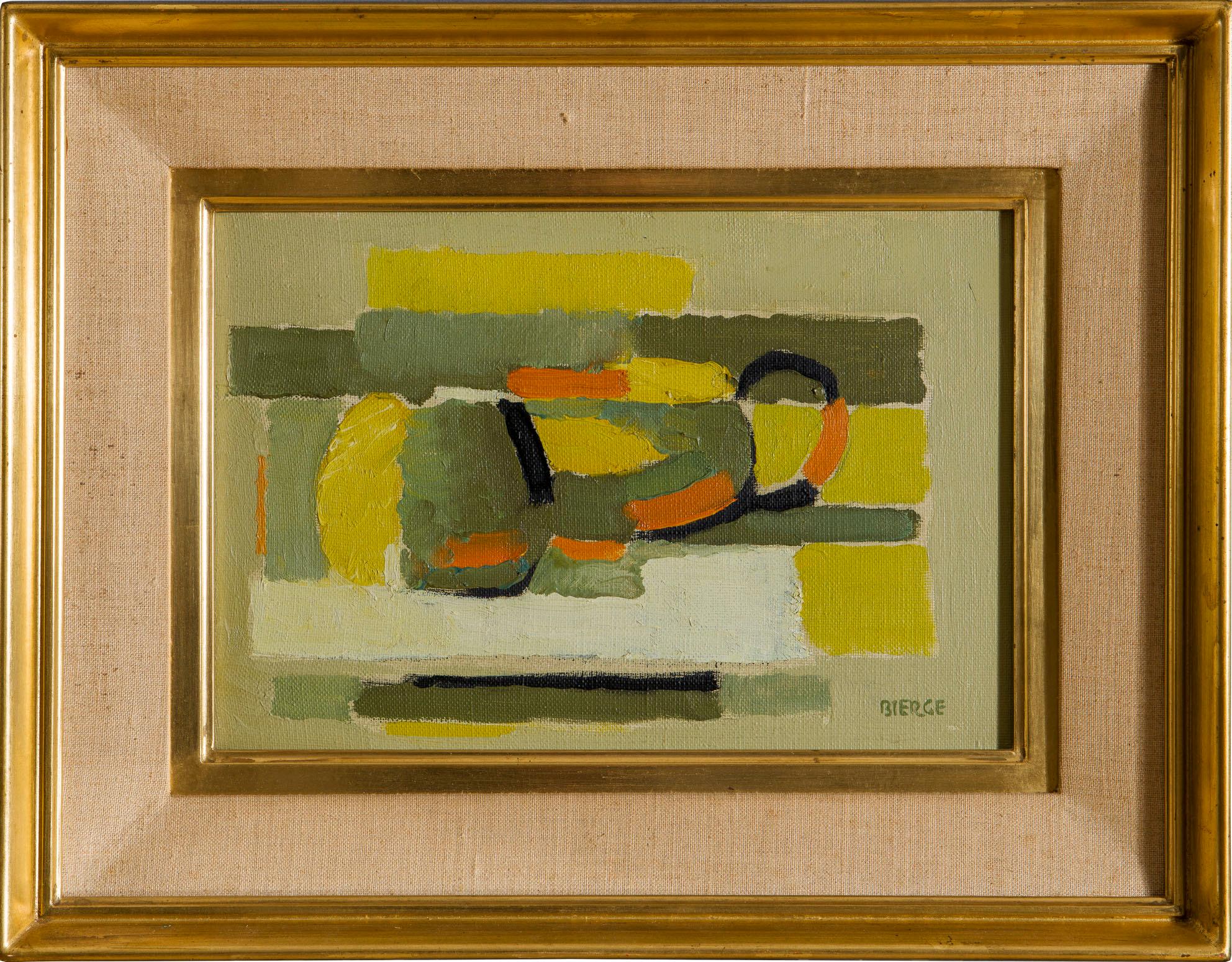 Modern French Abstract Paintig Still Life by Roland Bierge im Angebot 4