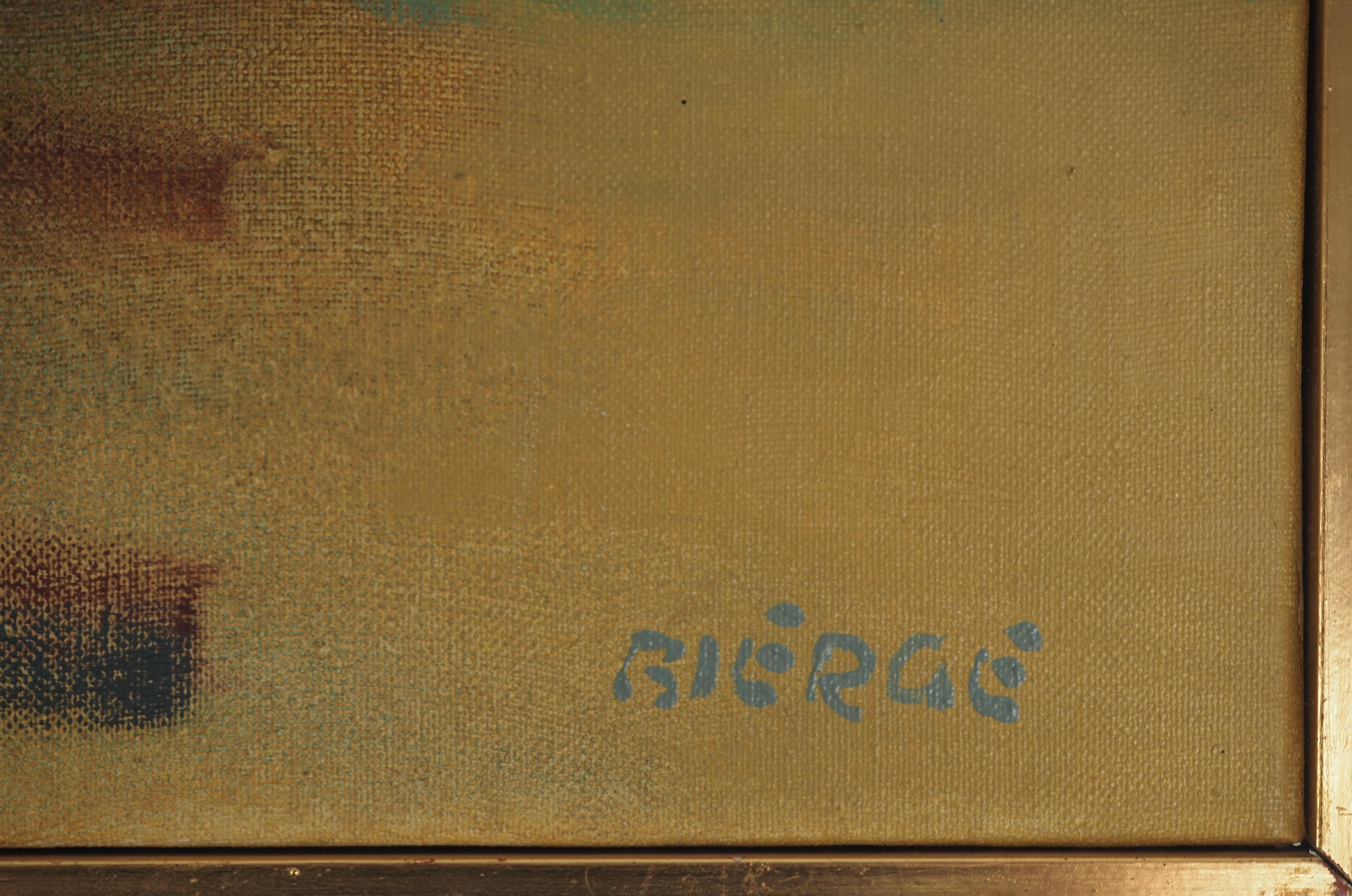 Surrealistisches Stillleben – Original Ölgemälde auf Leinwand, handsigniert – Painting von Roland Bierge