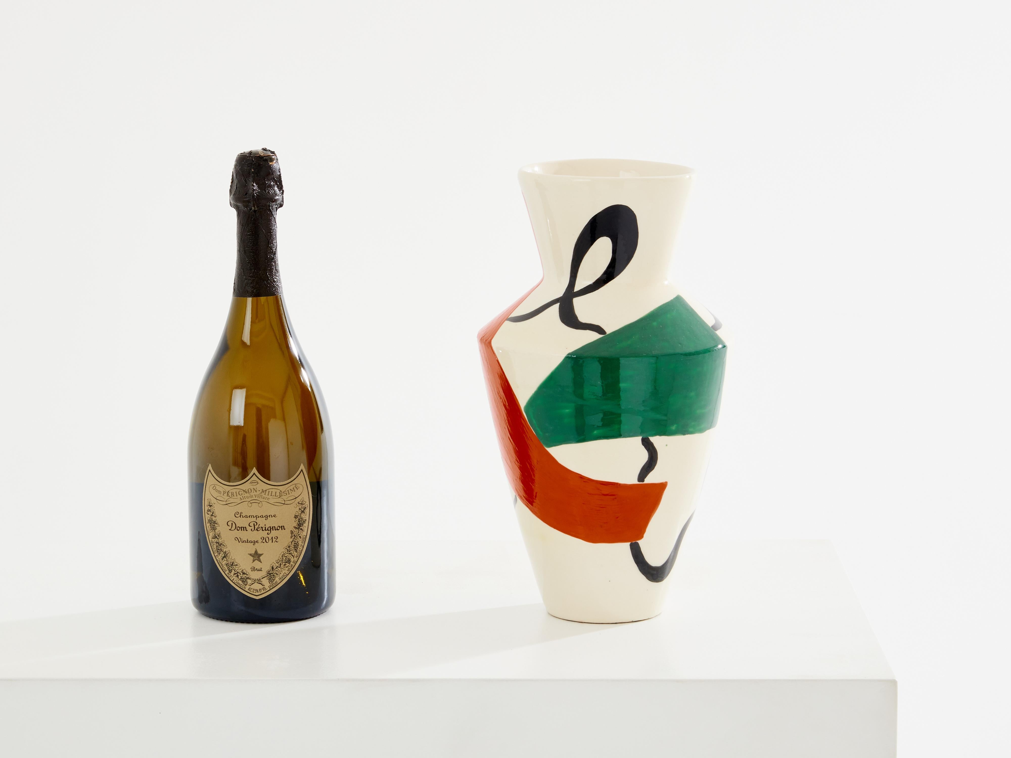 Vaso in ceramica smaltata Roland Brice 1950 In condizioni buone in vendita a Paris, IDF