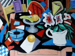 Roland CHANCO (1914-2017), Painting "Arum", 1999.