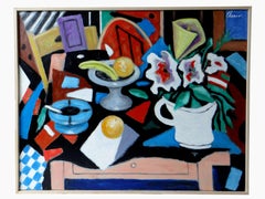 Roland CHANCO (1914-2017), Painting "Arum", 1999.