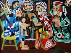 Roland CHANCO (1914-2017), Painting "The Wise Men", 2000.