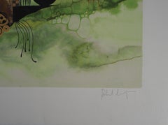 Triumph of the Surreal Moon - Handsigned Original Lithograph