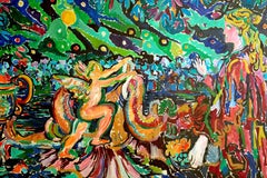 Roland David Óleo original sobre lienzo, 1965