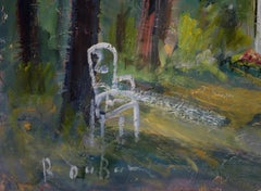 Auvers sur Oise : Piazza Van Gogh - Olio su tela