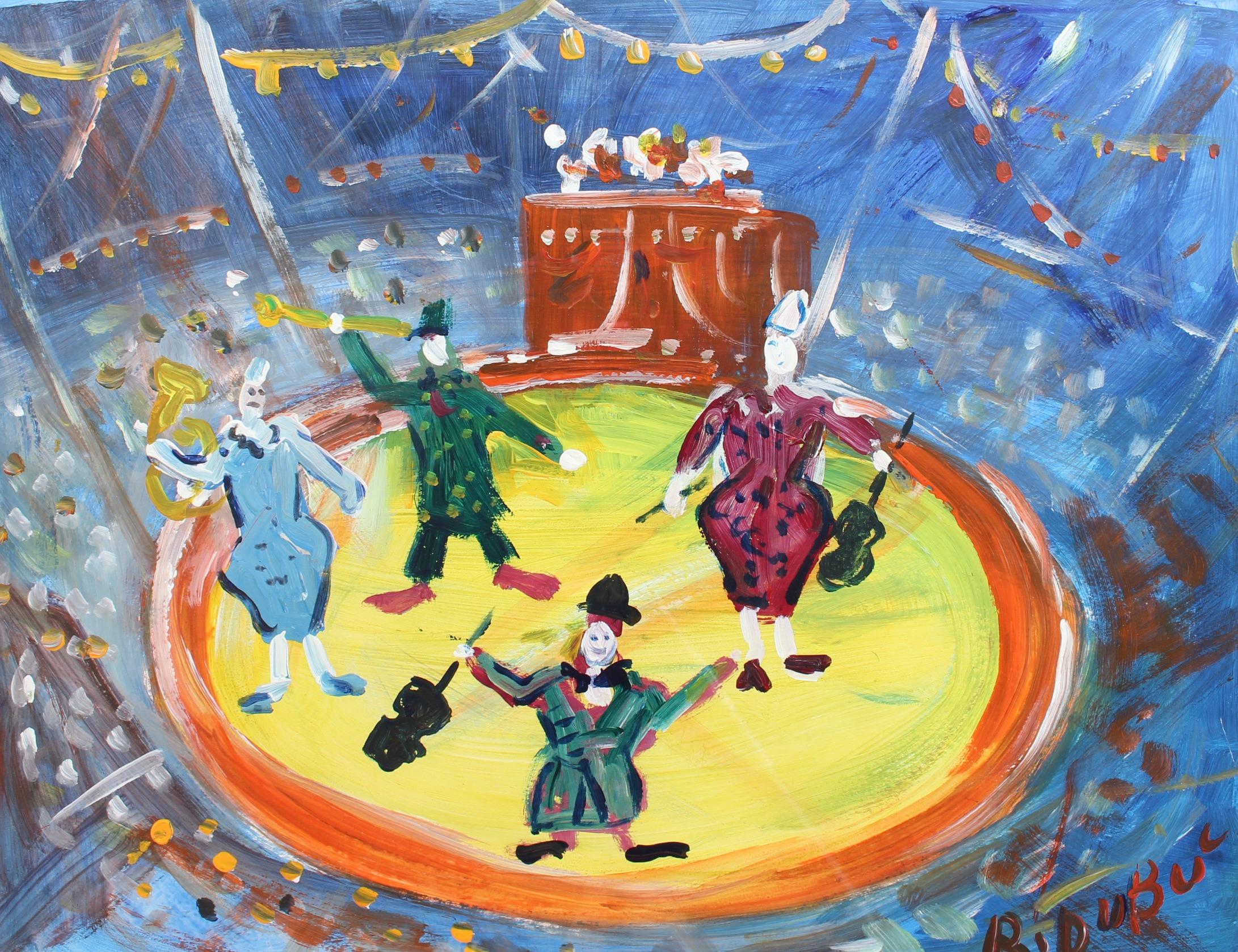 The Circus - Painting by Roland DUBUC