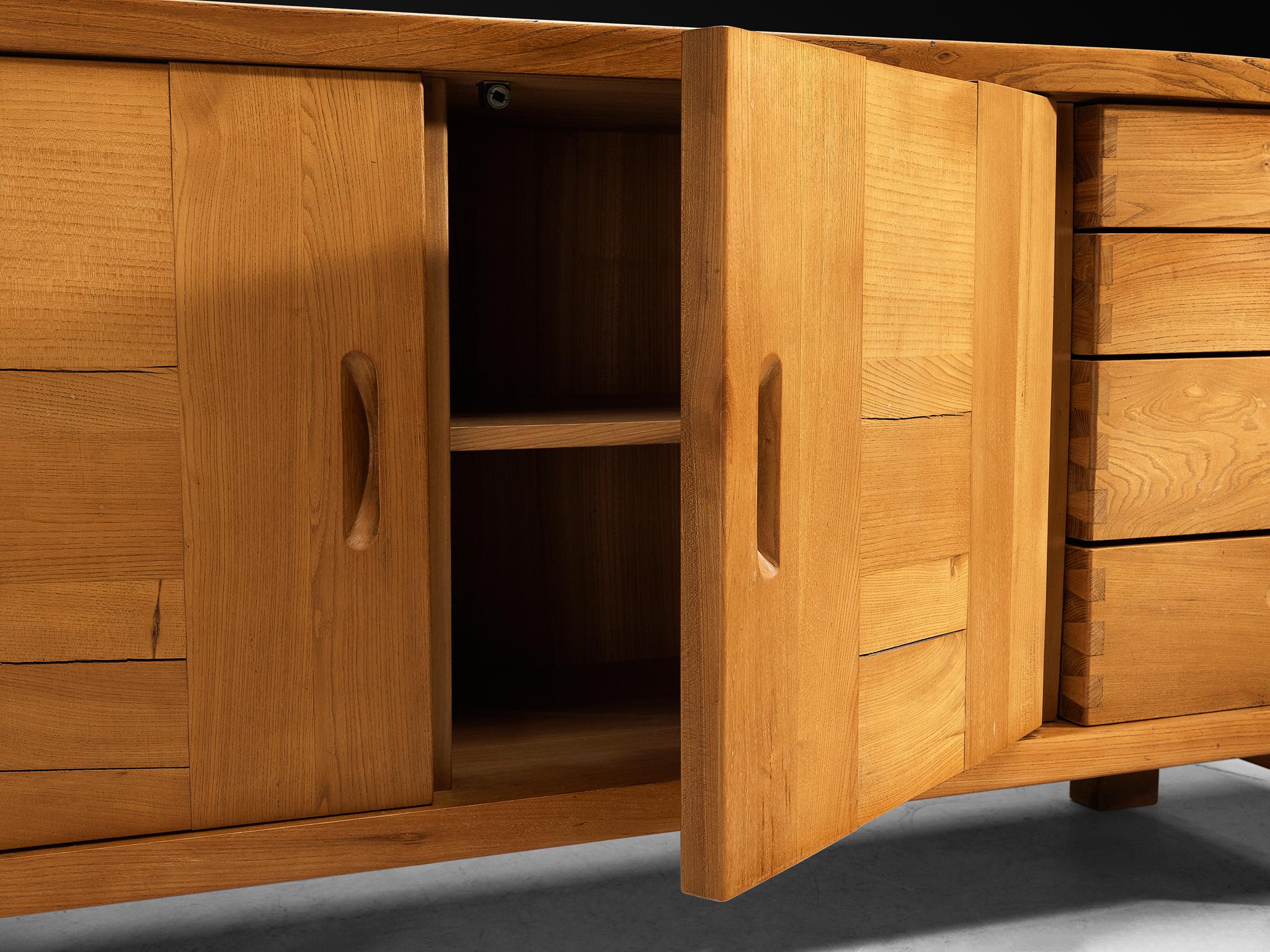 Olmo Roland Haeusler for Maison Regain Sideboard in Solid Elm in vendita
