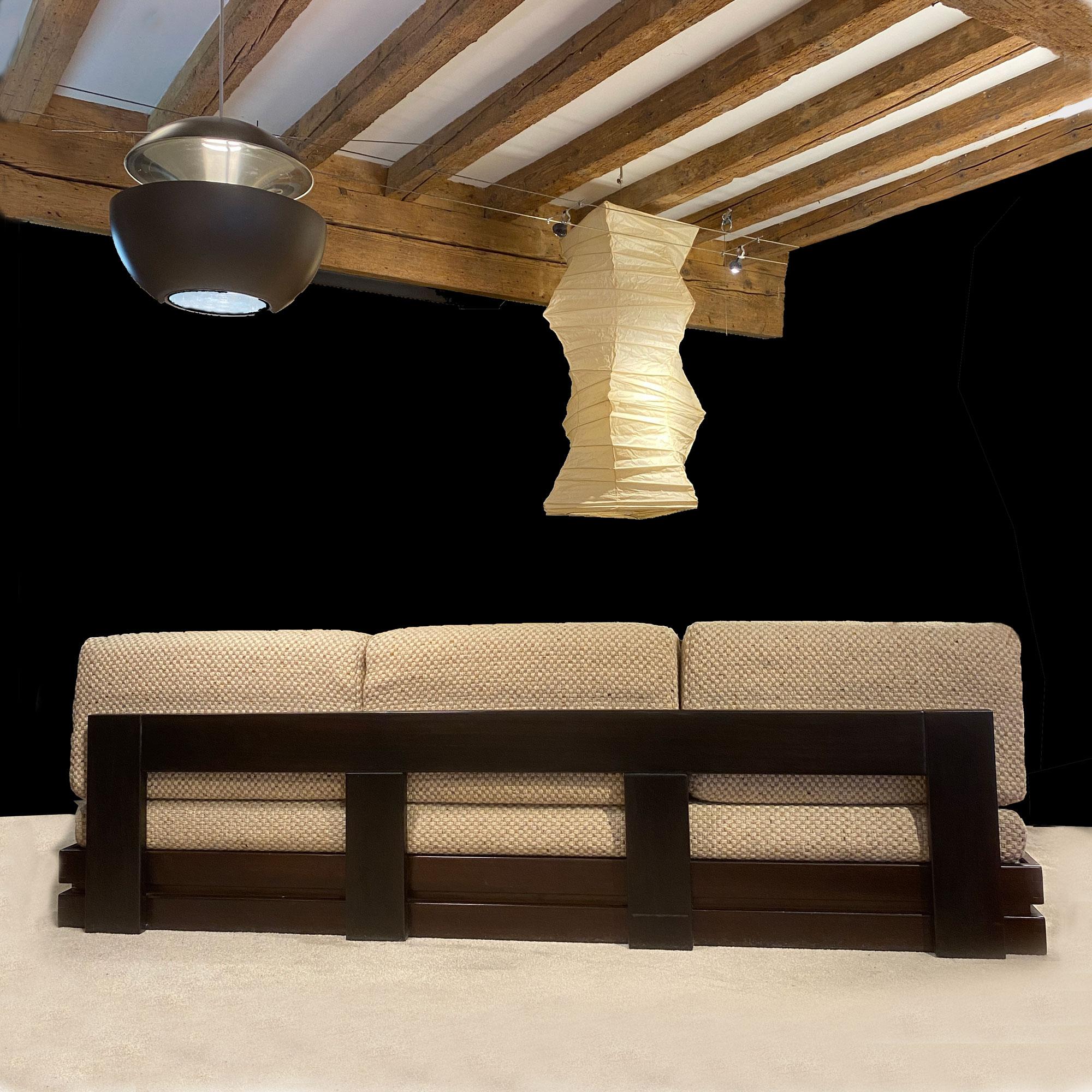 Mid-Century moderno Roland Hauesler   divano in lana Regain in vendita