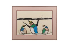 Roland Kakegamic Original Woodland School Drawings - Set of 3